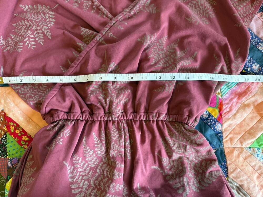 tonlé Fern Print Wrap Romper Size Small - Picture 4 of 8